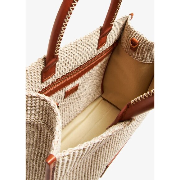 Versace Athena Raffia Tote Bag - Picture 6 of 14